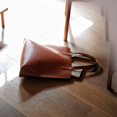 Leather Tote - Sun at Six