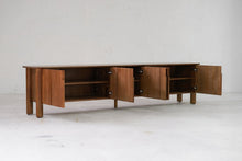Load image into Gallery viewer, Arc 96&quot; Media Cabinet in Makata Wood (Limited Release) - Sun at Six
