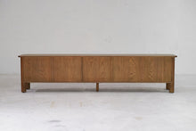 Load image into Gallery viewer, Arc 96&quot; Media Cabinet in Makata Wood (Limited Release) - Sun at Six
