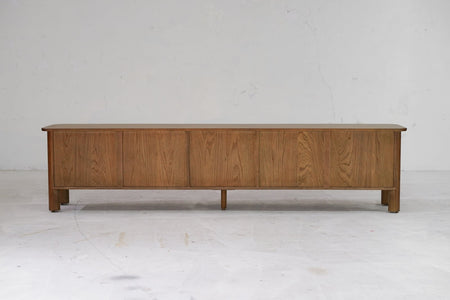 Arc 96" Media Cabinet in Makata Wood (Limited Release) - Sun at Six