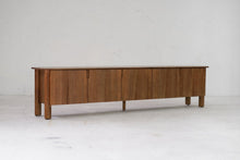 Load image into Gallery viewer, Arc 96&quot; Media Cabinet in Makata Wood (Limited Release) - Sun at Six
