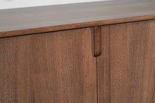 Load image into Gallery viewer, Arc 96&quot; Media Cabinet in Makata Wood (Limited Release) - Sun at Six
