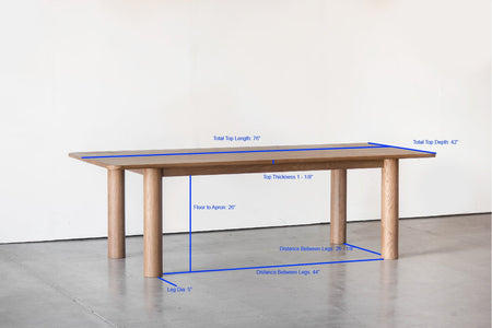 Arc 76" Dining Table - Sun at Six