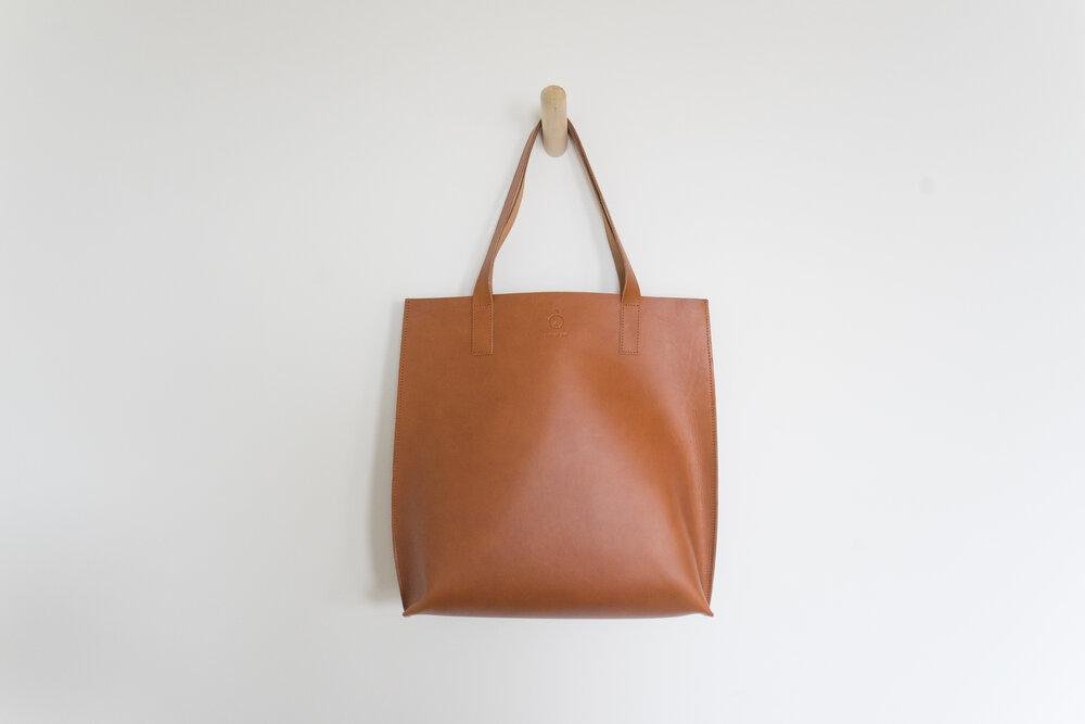 Leather Tote - Sun at Six