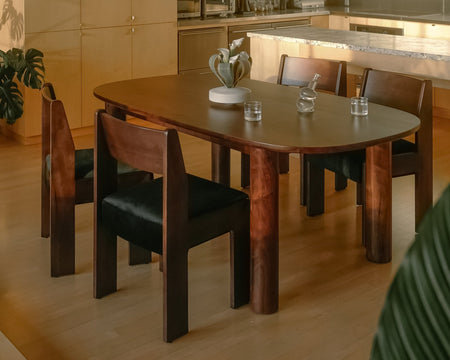 Ora Black Walnut Dining Table - Sun at Six